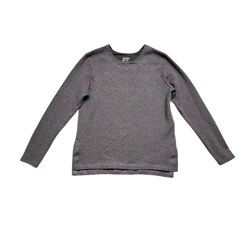 Arc'teryx Laina Sweater Womens Small Gray Cozy Technical Mid Layer Hiking Travel